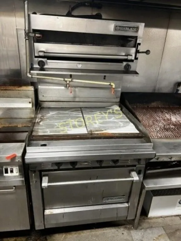 Garland 36" Gas Flat Top Range w/ Salamander