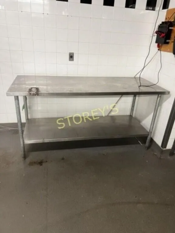 72 x 30 S/S Work Table