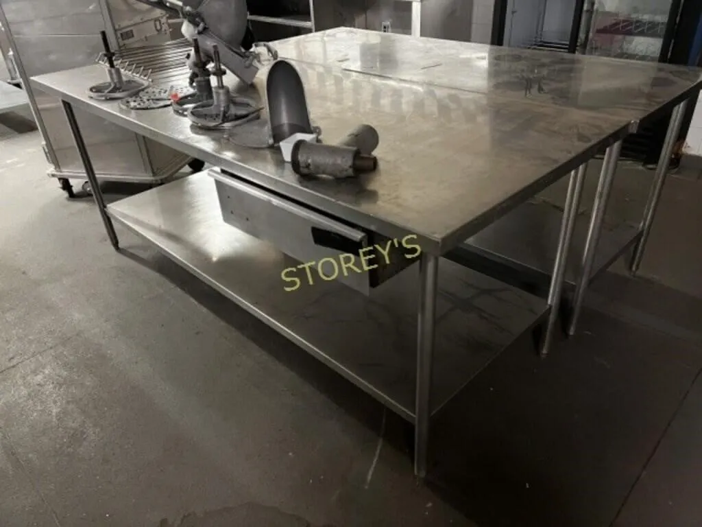 80 x 30 S/S Work Table w/ Drawer
