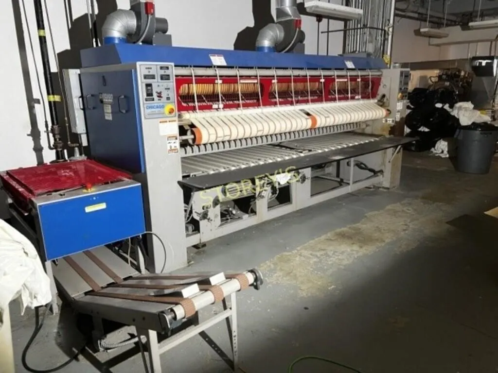 Chicago 10' Gas Heated Flatwork Ironer