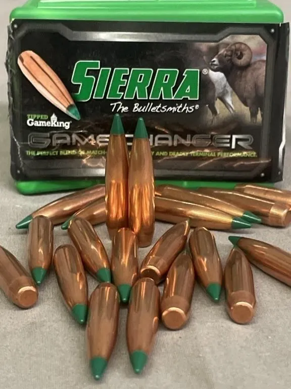 Open box of 36 Sierra tipped Game King .270 cal.