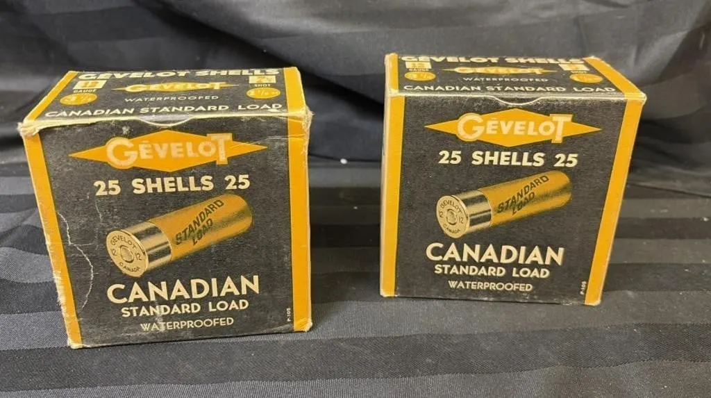 2 Boxes of Gevelot Canadian Standard Load