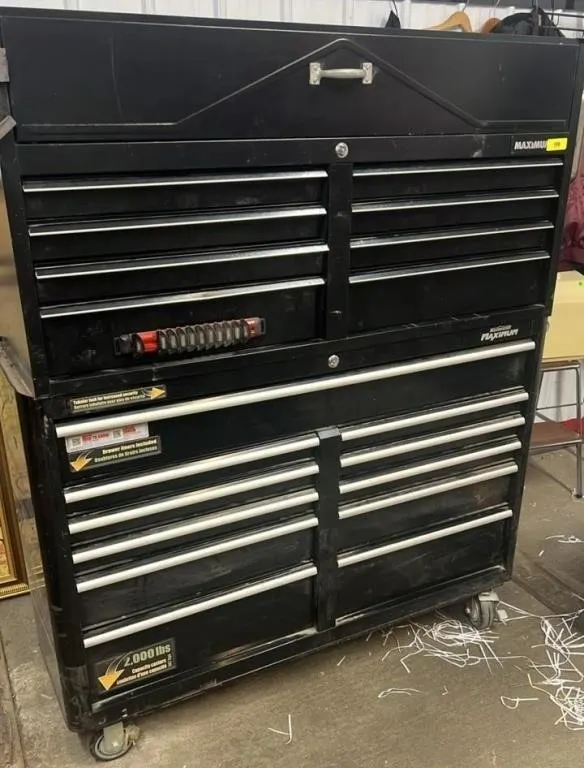 Mastercraft Maximum 2-piece Rolling Tool Cabinet