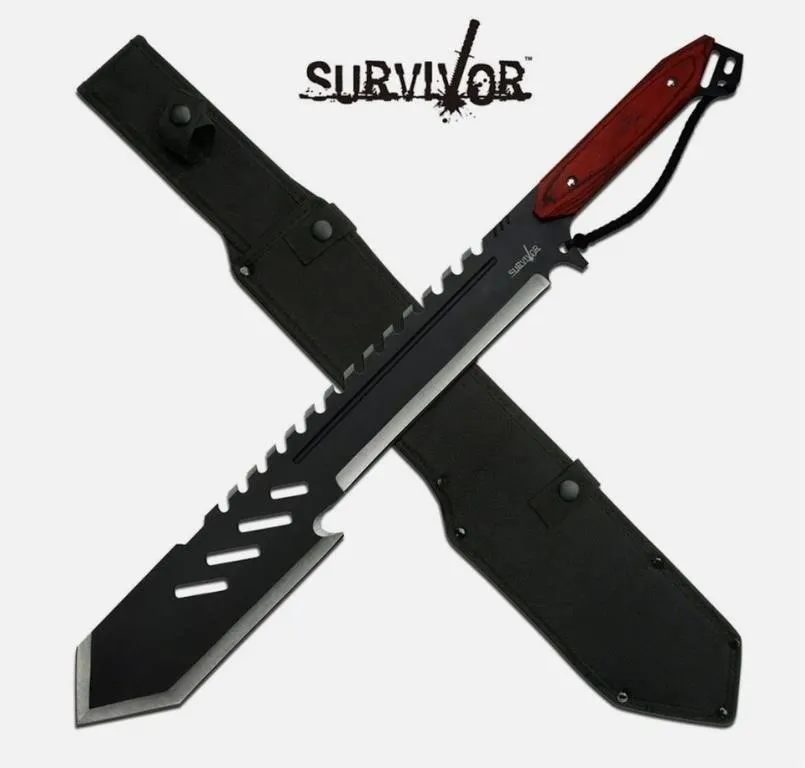 Survivor 25.5" Serrated Gut Hook Blade