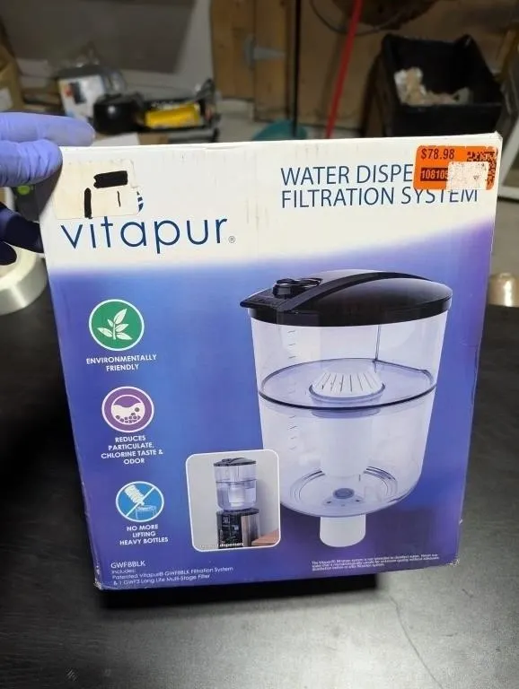 Vitapur Gwf8Blk Water Filtration System For Top-Ls