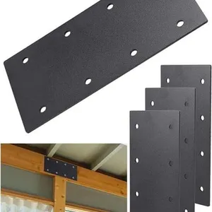 Black flat mending plates