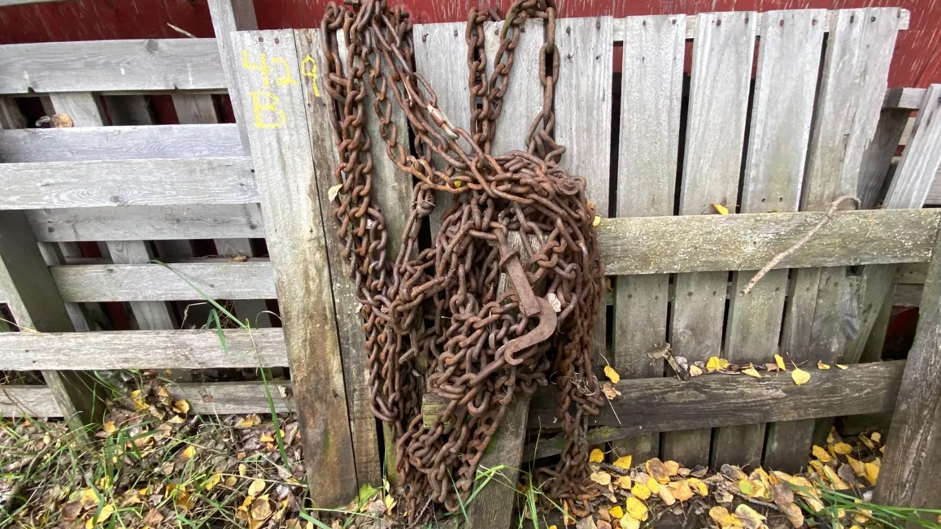 Tractor chains (North of Big shop)