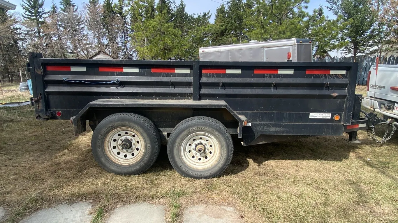 2007 Tarnel 14 ft. Tandem Dump trailer c/w ramps, SN. 5PYAT172871005480