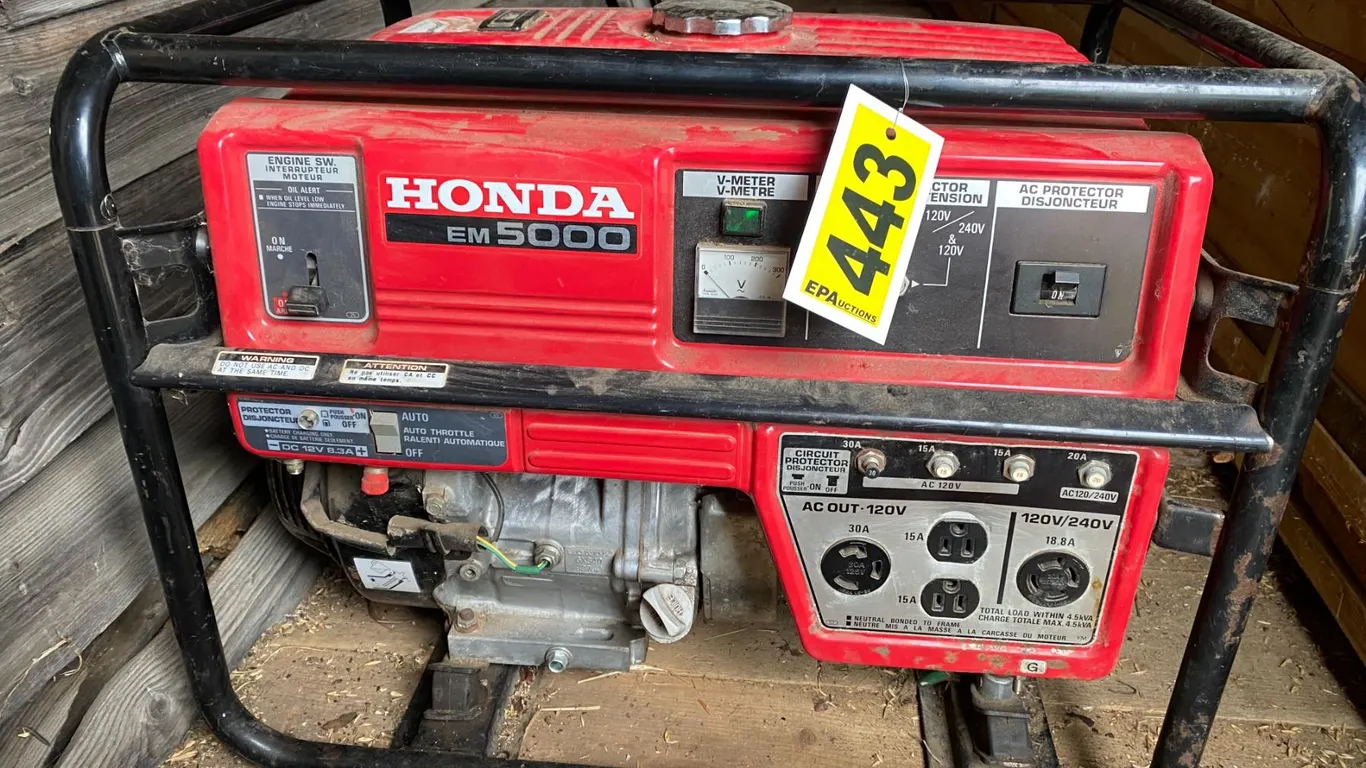 Honda EM5000 Gen Set