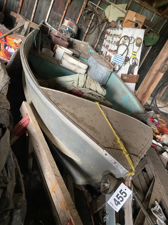 Princecraft Alum. 14 ft. Fishing boat, trailer & 18 Hp motor