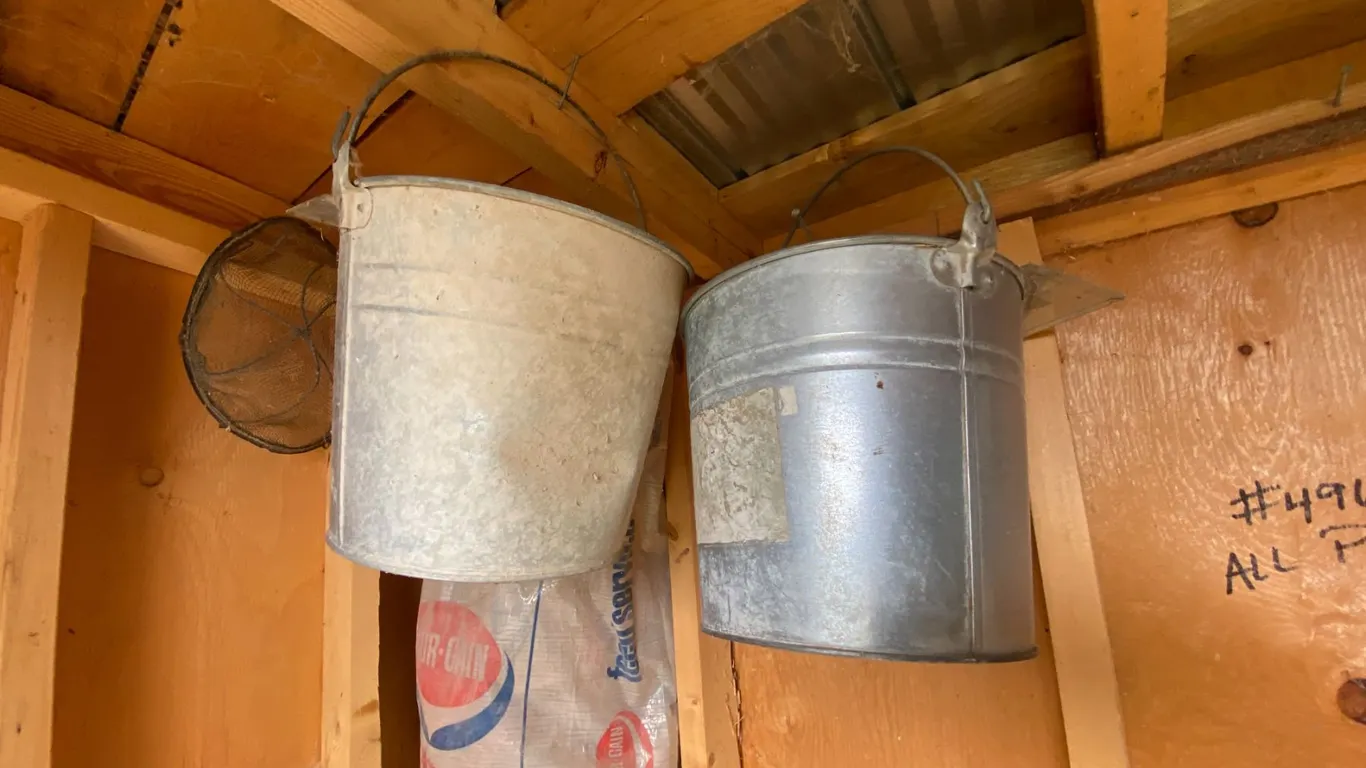 All pails in building