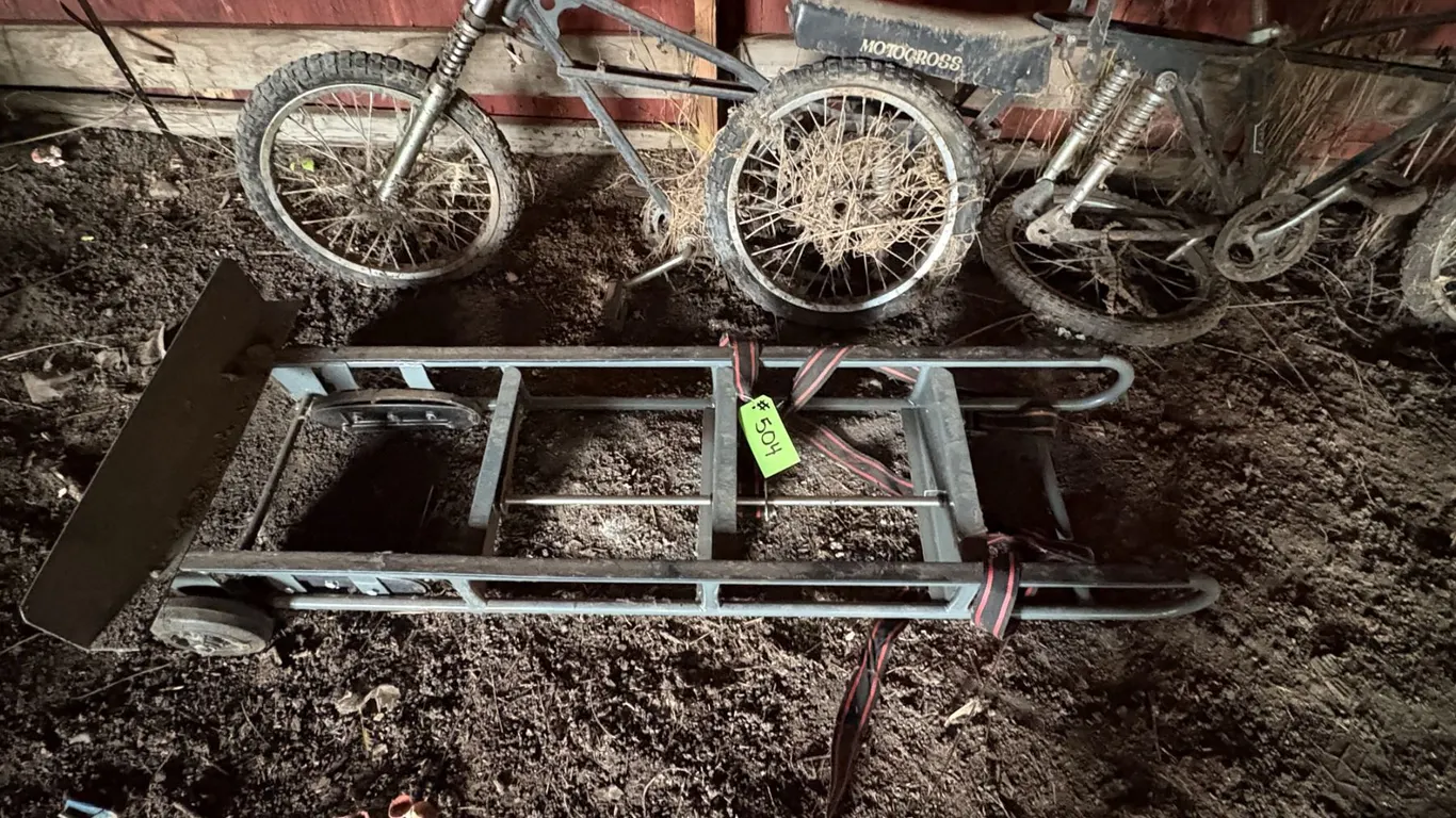2-Wheel cart & 2- bikes