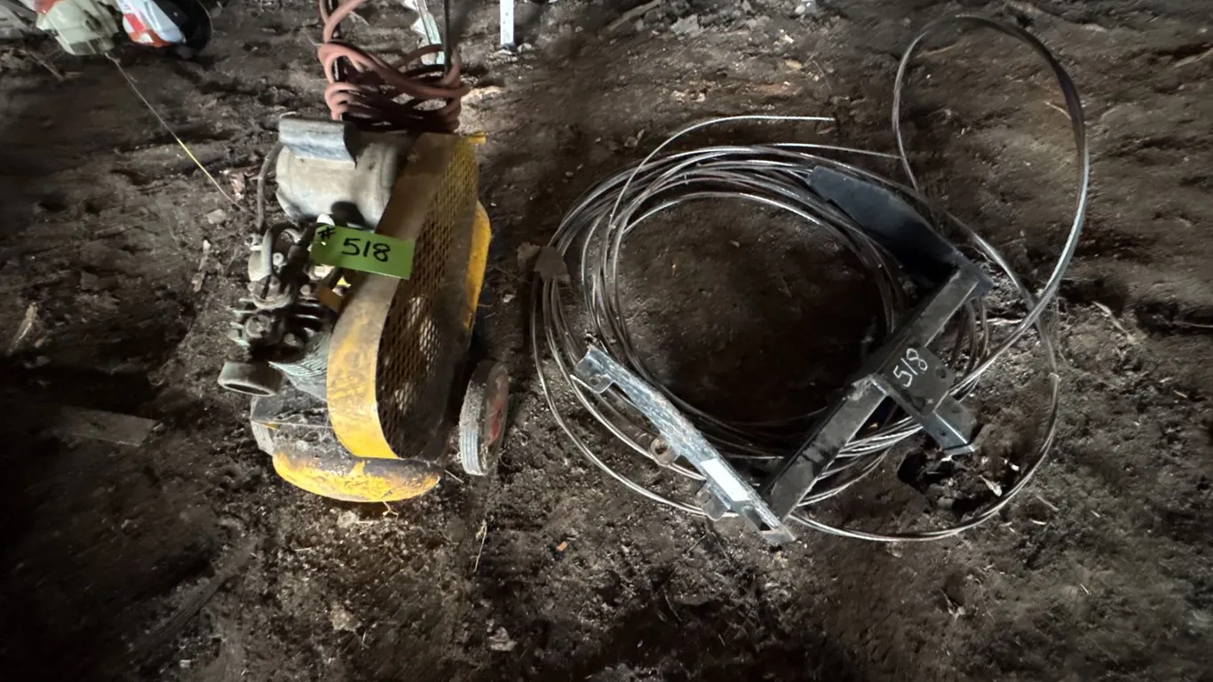 Comet compressor, truck hitch & wire