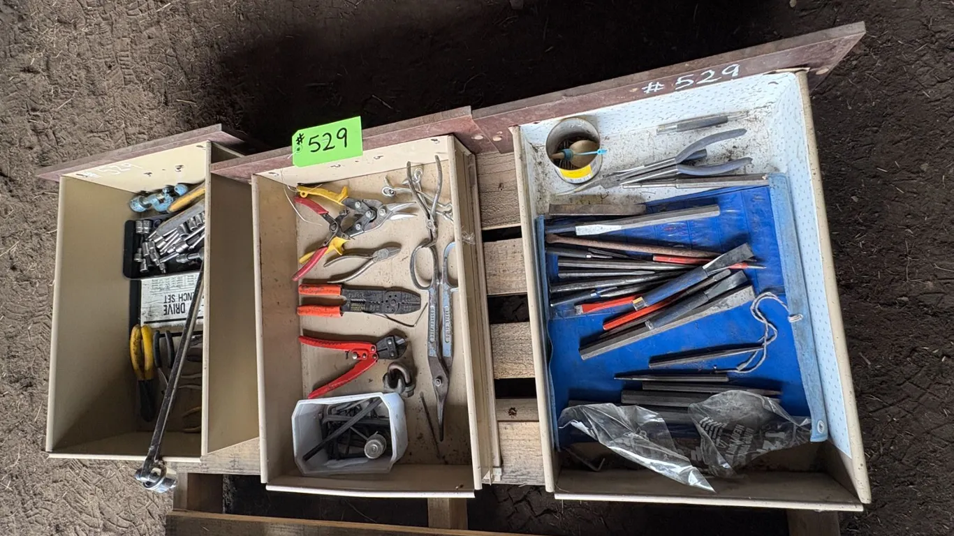 3- Drawers of tools
