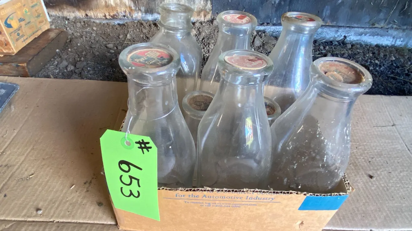 8- Milk bottles