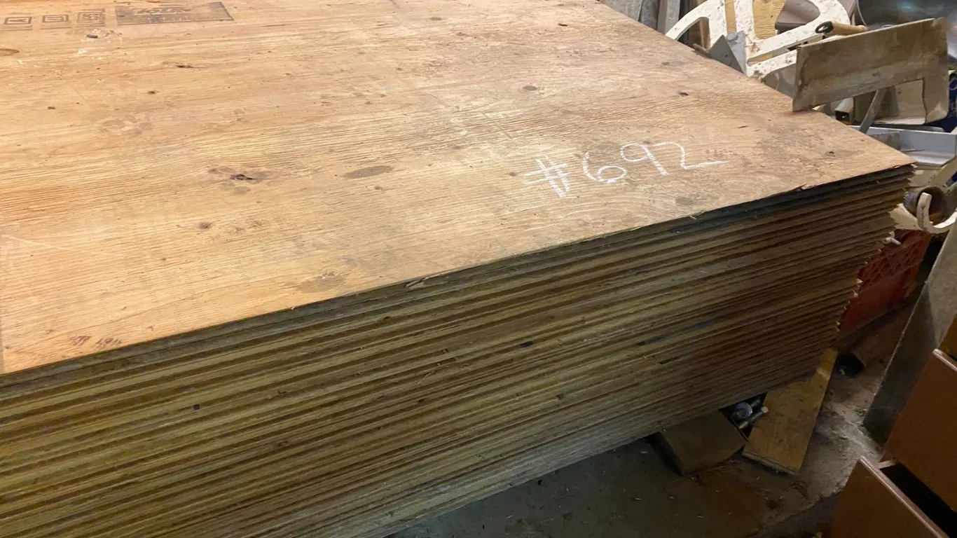 Approx. 28- Sheets of approx. 1/2 inch plywood