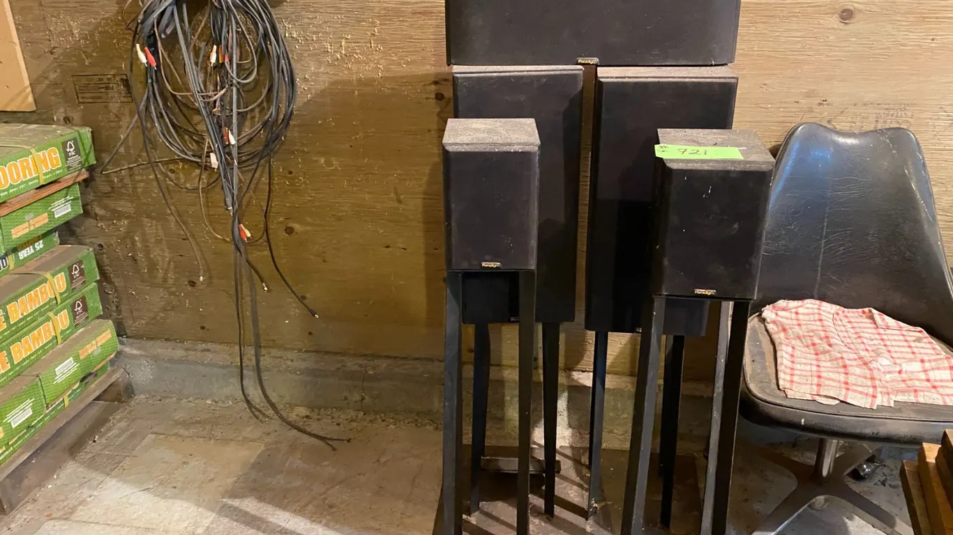 Various speakers & wiring