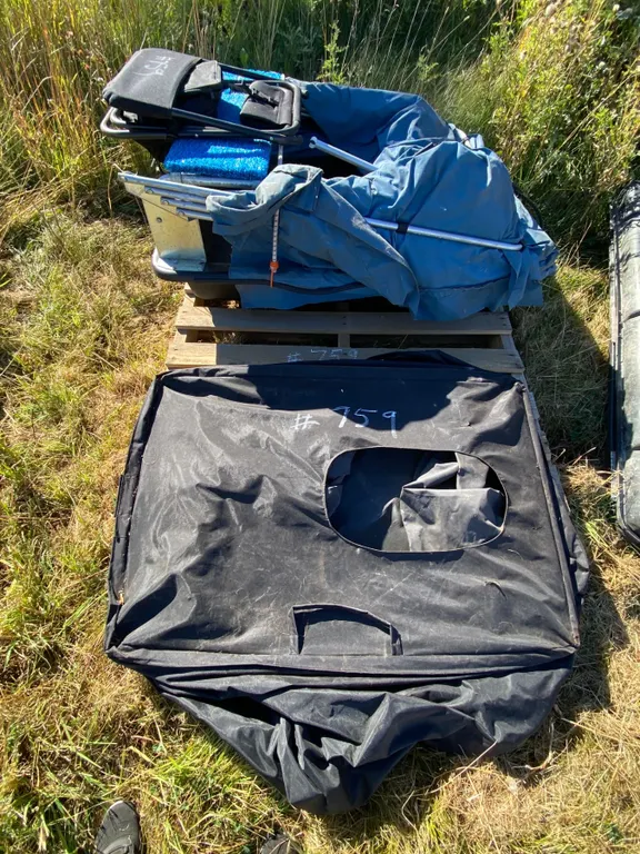 Fishing tents & chairs