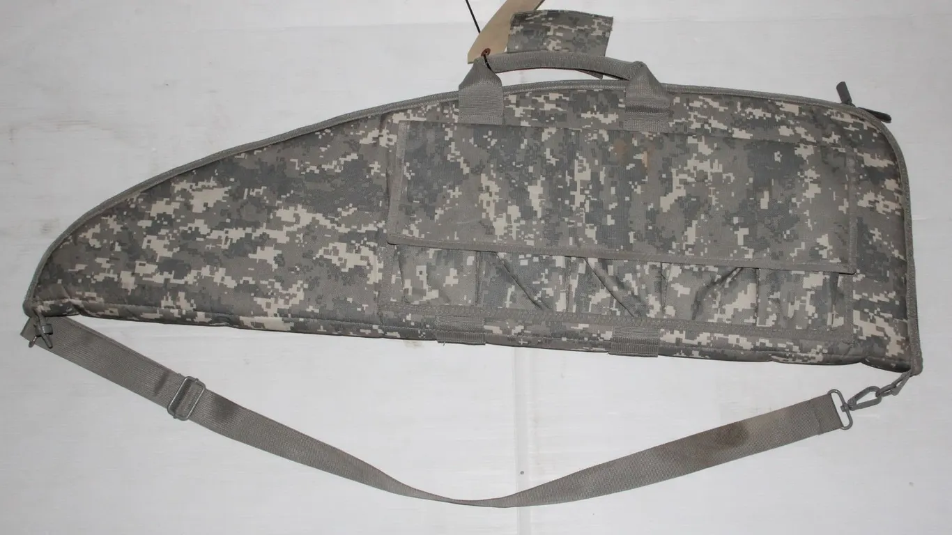 GRAY CAMO GUN CASE