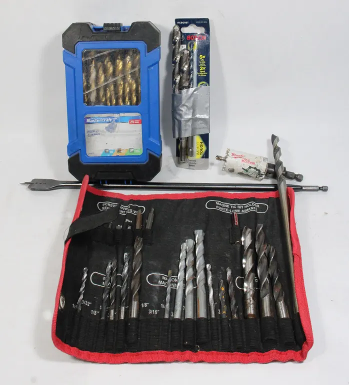 BOSCH, DEWALT, MILWAUKEE AND OFF-BRAND BITS