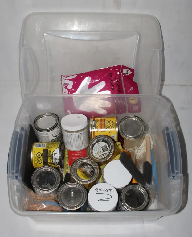 LOT OF MISC. STAINS AND VARNISHES