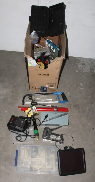 LARGE LOT OF TOOLS, HOME IMPROVEMENT ITEM AND