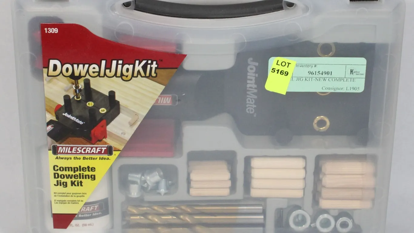 DOWEL JIG KIT-NEW COMPLETE