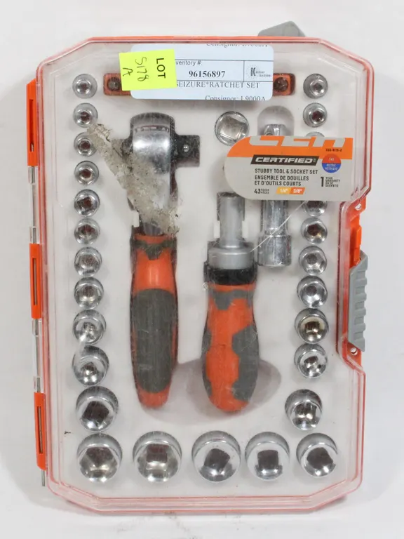*POLICE SEIZURE*RATCHET SET