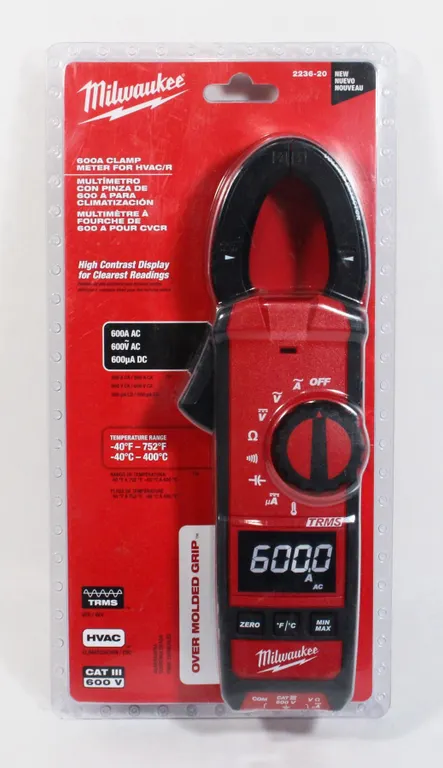 NEW IN PACKAGE MILWAUKEE 600A CLAMP METER