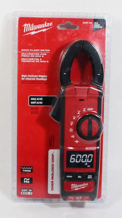 NEW IN PACKAGE MILWAUKEE 600A CLAMP METER