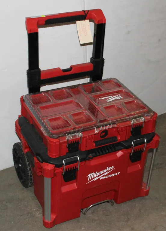 MILWAUKEE PACKOUT KIT FILLED W/ASSORTED TOOLS