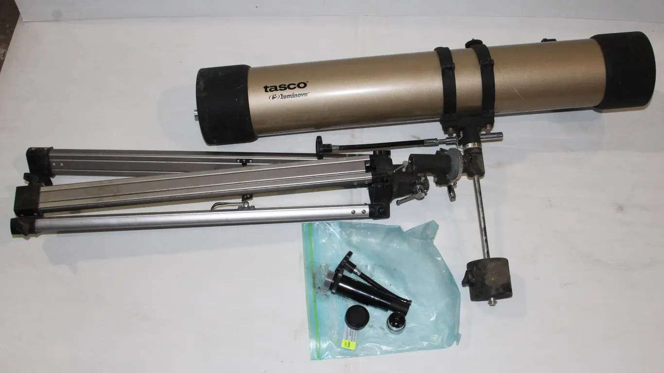 TASCO TELESCOPE, NEAR COMPLETE, MISSING A FEW