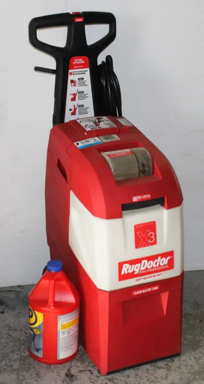 RUG DOCTOR MIGHTY PRO X3 & ZEP CARPET SHAMPOO