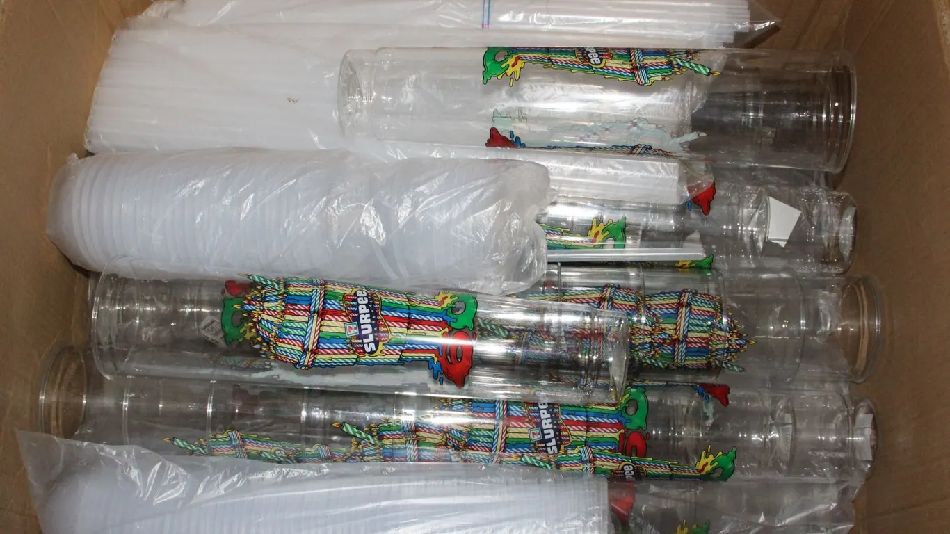 OVER HALF FULL CASE OF 7-11 SPECIAL EDITION SLURPEE