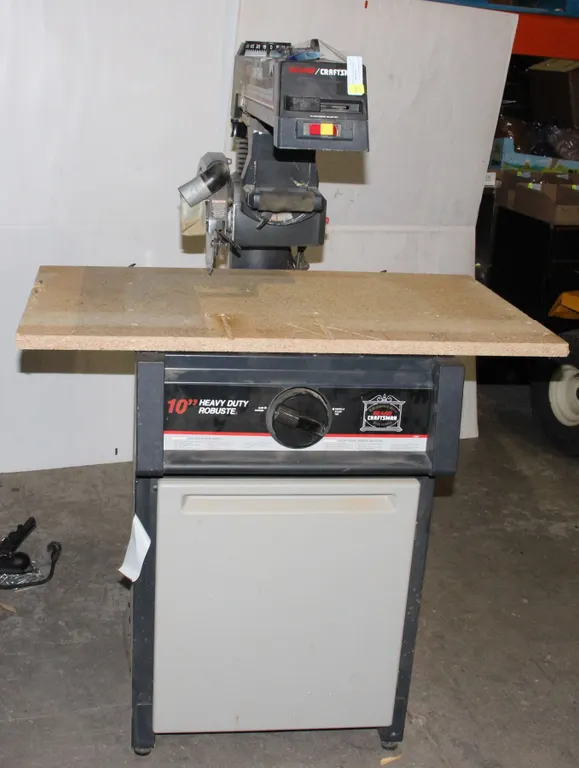 10" SEARS/ CRAFTSMAN RADIAL ARM SAW