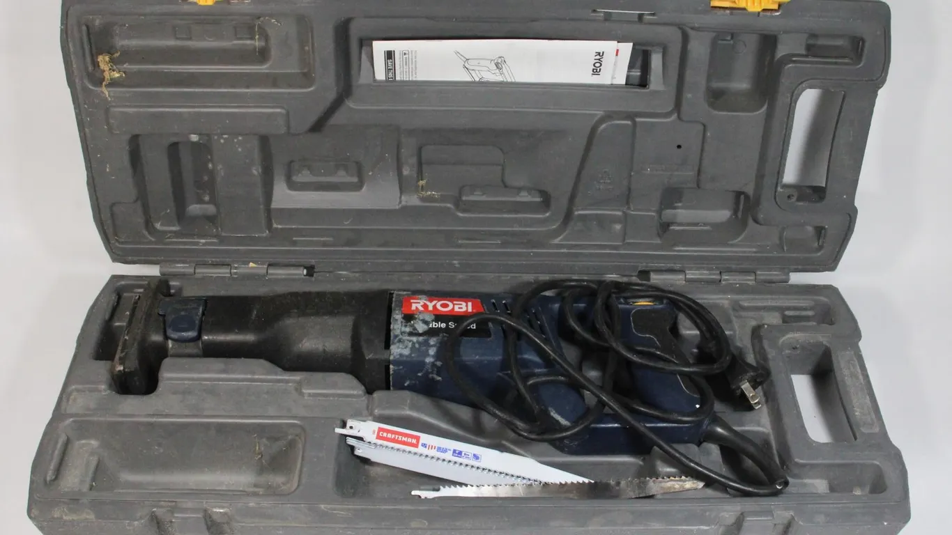 RYOBI SAWZALL IN THE CASE
