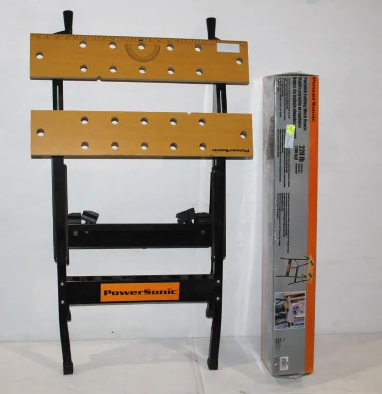 POWER SONIC FOLDING WORK TABLE NEW