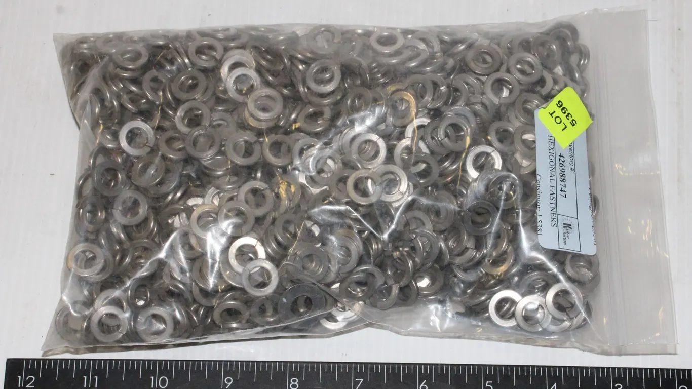 BAG OF HEXAGONAL FASTENERS