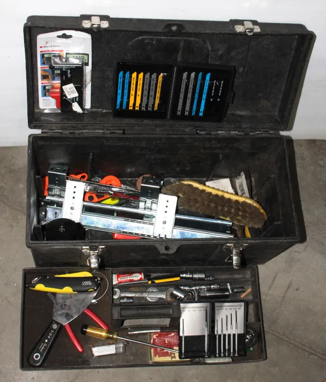 TUFF BOX WITH MISC. TOOLS