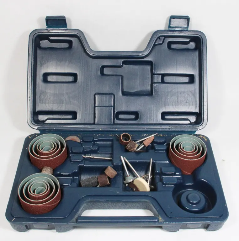 MASTERCRAFT RUBBER SANDING DRUM SET INCOMPLETE
