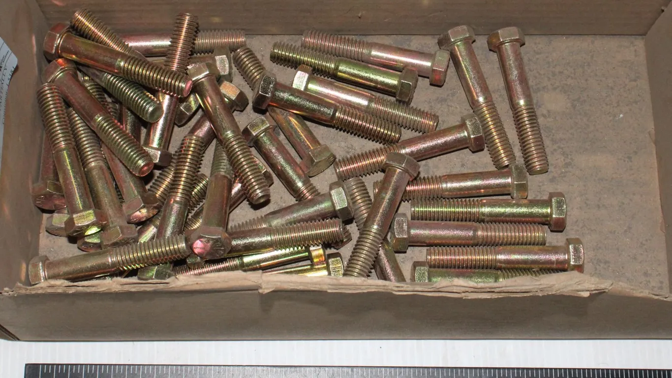 BRASS HEX SCREWS PARTIALLY THREADED