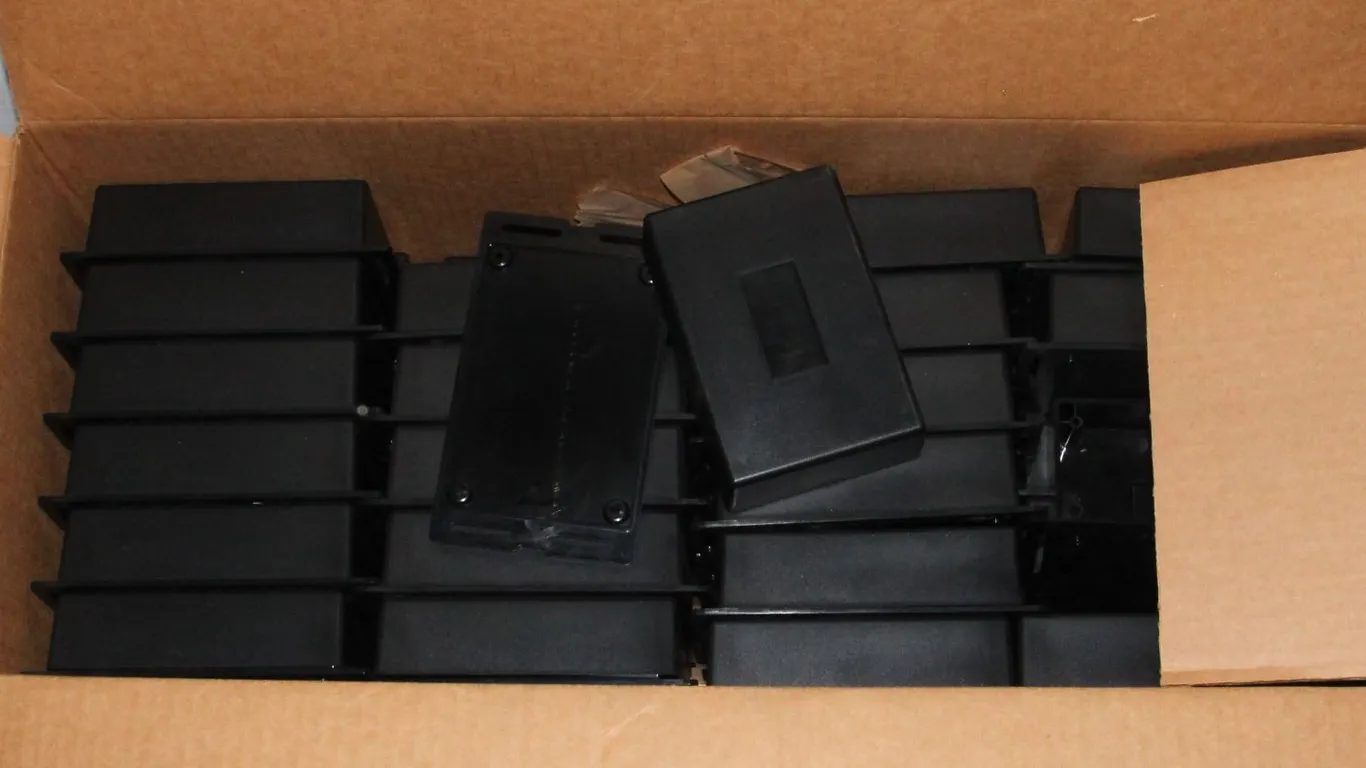 BOX OF OUTDOOR ELECTRICAL BOXES