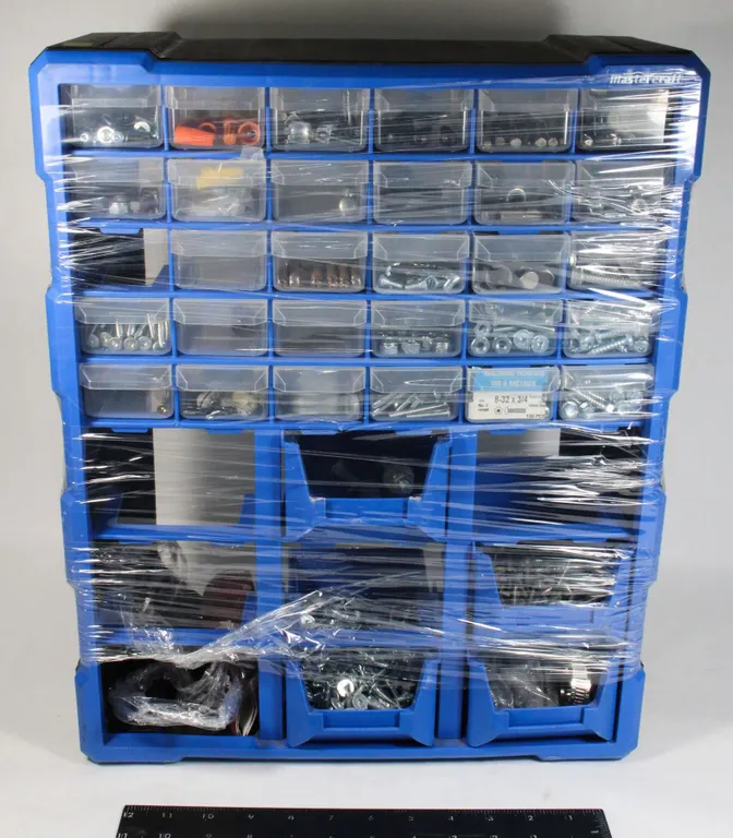 PARTS ORGANIZER WITH CONTENTS