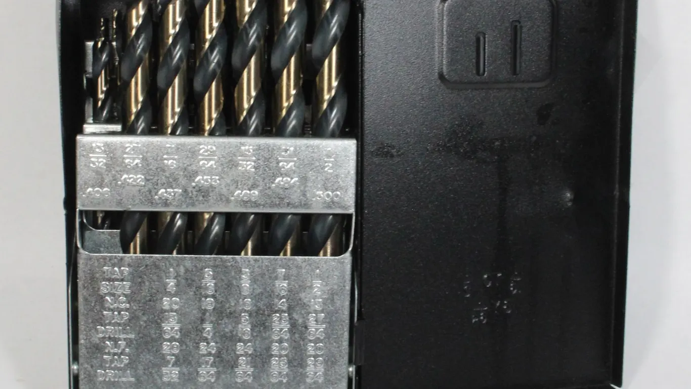 VIKING DRILL BIT SET, NEAR COMPLETE