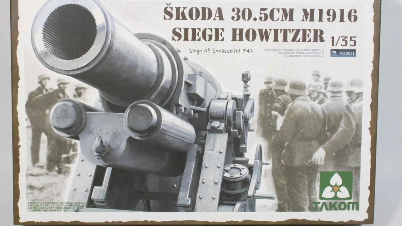 SKODA 30.5CM M1916 SIEGE HOWITZER MODEL KIT