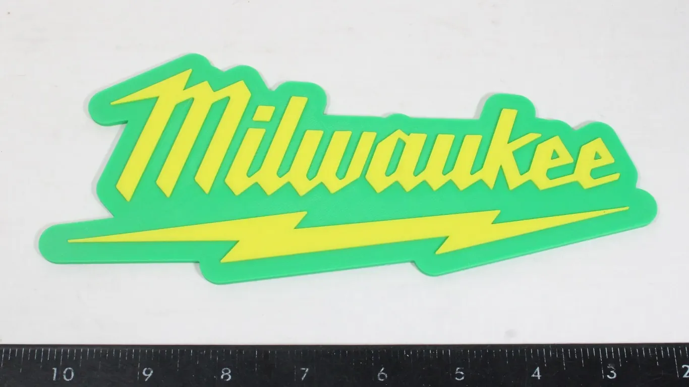 3D PRINTED MILWAUKEE BADGE