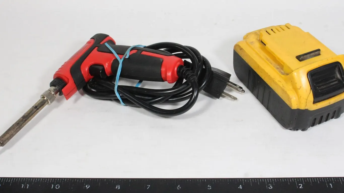 REPLACEMENT DEWALT BATTERY & SOLDERING IRON