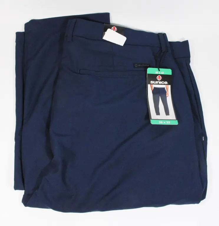 38X32 SUNICE DRESS PANTS BLUE NEW
