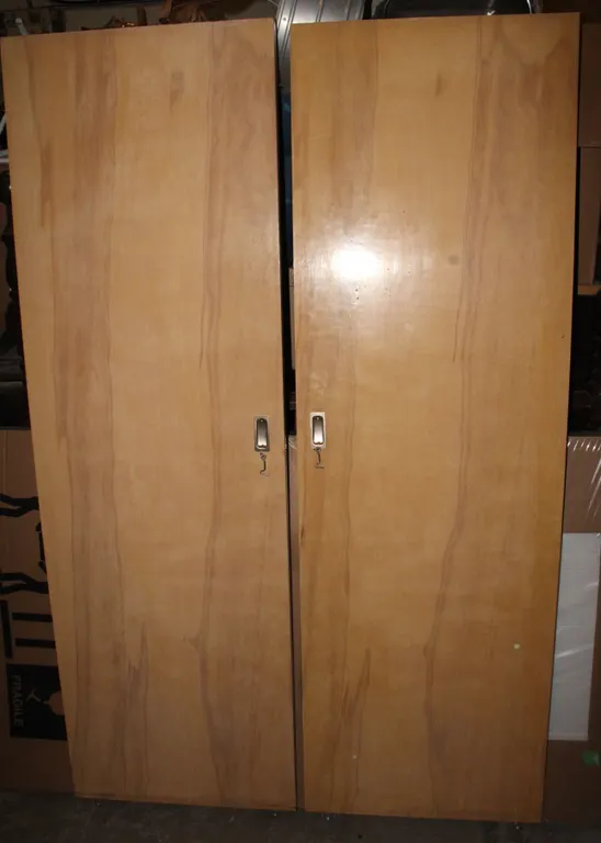 TWO 24" SPACE SAVING ROLLING DOORS (NO TRACK)