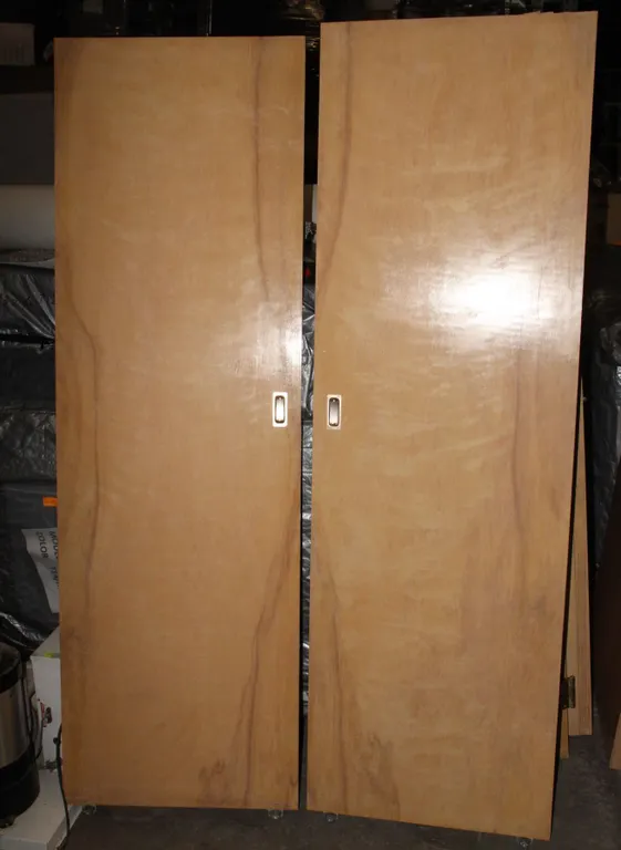 TWO 24" SPACE SAVING ROLLING DOORS (NO TRACK)